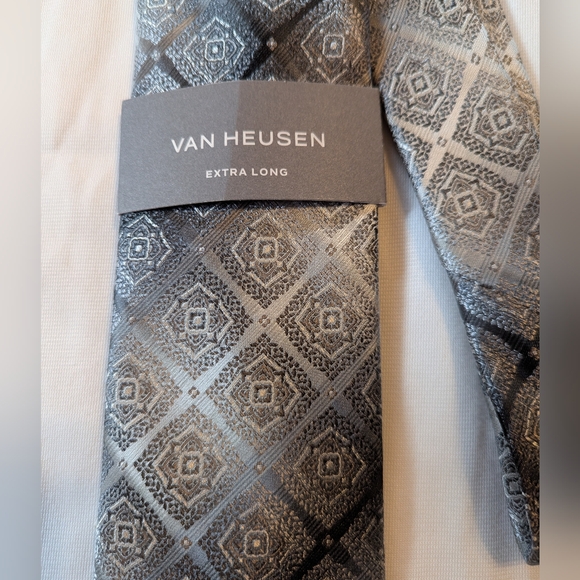 Mens Van Heusen Extra Long Tie BNWT - Picture 2 of 5